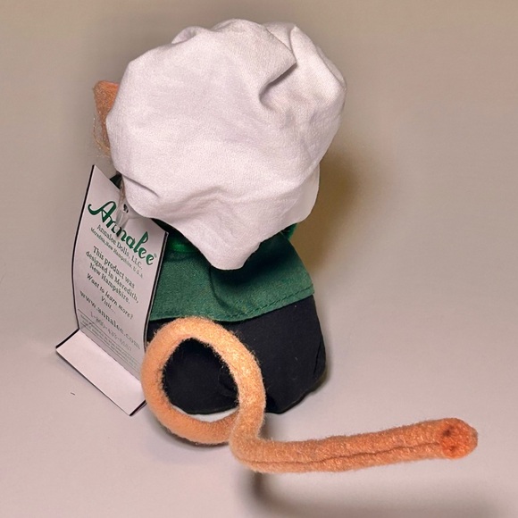 Annalee 6” Irish Chef Mouse with Chef Hat Coat and Shamrock Apron. NWT - Picture 9 of 14